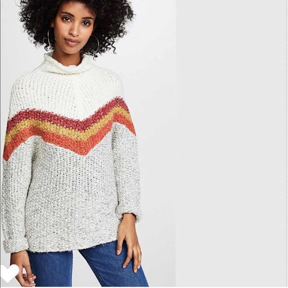 Free people turn around tunic sweater NWOT